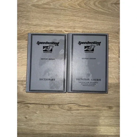 Speedwriting Shorthand Century Edition Dictation Course And Dictionary Hardcover - Picture 1 of 8